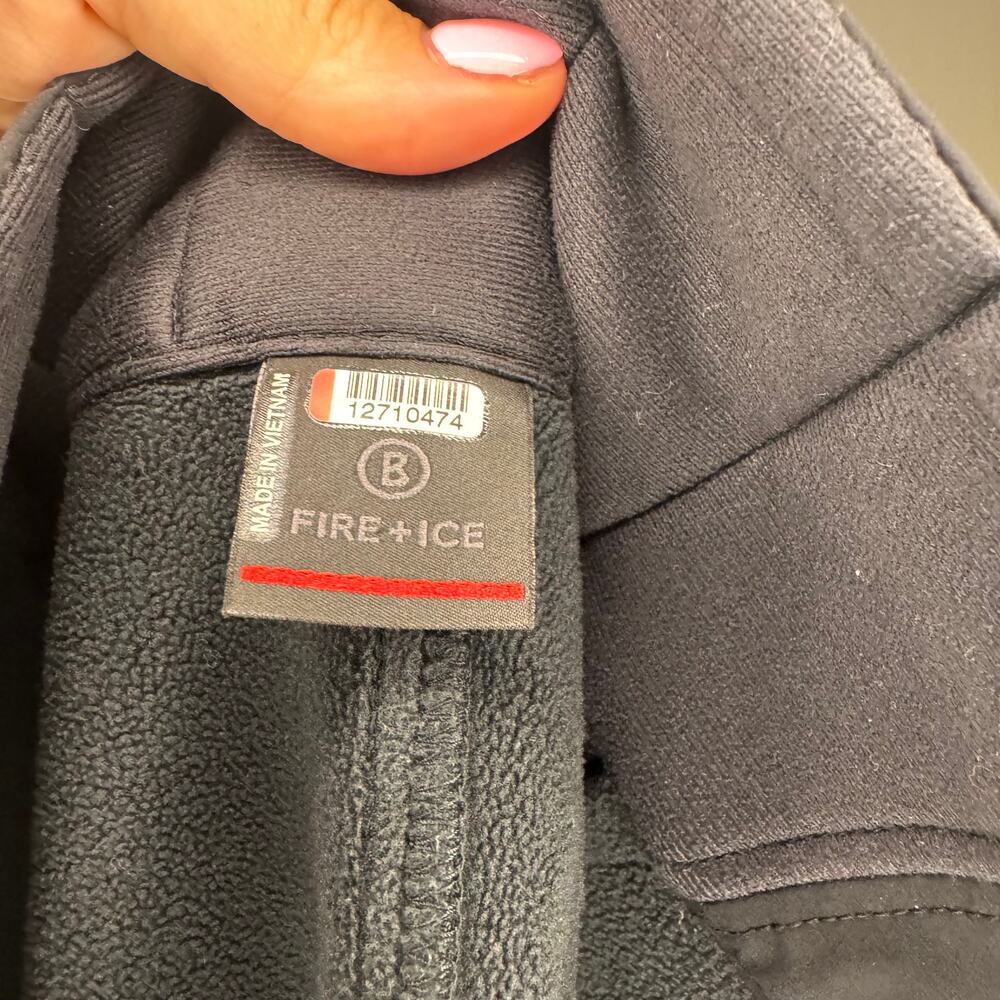 Bogner Fire + Ice Ila Black Softshell Fleece Lined Ski Pants 12 L - Picture 5 of 12